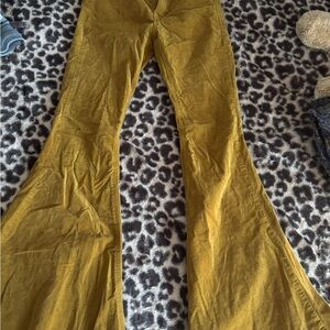Low rise Forever 21 Mustard Yellow Pants